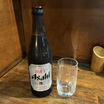 鳥一番 - 中ビン(スーパードライ)/572円♪