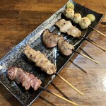 鳥一番 - 焼鳥盛り合わせ(塩)/748円♪