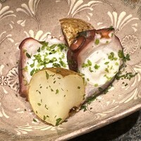あま木 - 日間賀島　タコ　新ジャガイモ　海苔塩