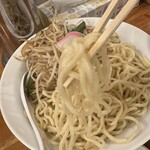 極濃湯麺 フタツメ - 【2025.6.6(金)】冷やしトマトもりたんめんの麺