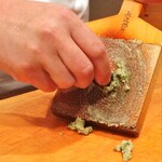 鮨 福原 - このワサビの使い方が絶妙なのよ(^o^)b