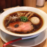 Japanizu soba noodles rutsuta - 味玉醤油そば　(2014/08)