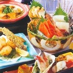 北海道料理ユック 北の海道 - 雲丹と帆立の卵とじ会食