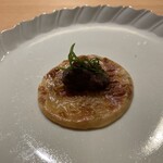 明寂 - よもぎと餡子の菓子