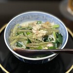 松庵 - 夏野菜のお浸し