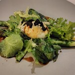 明神館 - アスパラガスと会田の卵