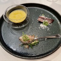 リストランテ カノビアーノ 福岡 - アミューズ3種盛り合わせ