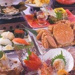 北海道料理ユック 北の海道 - 知床流氷会席