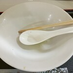 麺屋 丸鶏庵 - 完食