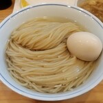 麺屋 Smile - 昆布水鶏白湯つけSOBA＋大盛り＋龍の味玉