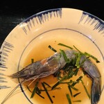 ヨヨナム - 酔っ払い海老　ハーフ　絶妙な塩梅です