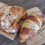 Patisserie PariSco - アーモンドクロワッサン$6.5、チョコチップクロワッサン$5.25
