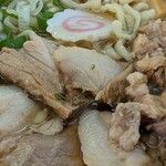 喜多方ラーメン 天高盛 - ラーメン刻み大盛