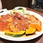 明月館 上本町本店 - ホルモンセット