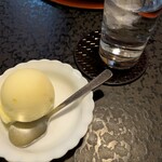 阿佐利 本店 - デザートのレモンシャーベットも美味しかったです。