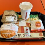 バーガーキング  熊本インター店 - ワッパー単品＋フィッシュバーガーセット