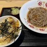 いろり庵 きらく - 料理写真:ミニカツ丼冷セット(820円)