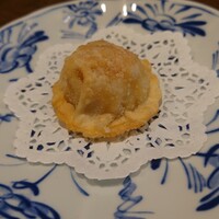 開化亭 - 1.ウニと帆立の揚げ餃子