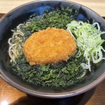 かき揚げ 十割そば 長助 - 花巻コロッケそば
