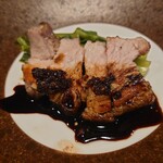 開化亭 - 6.飛騨豚のロースト中国ソース、蔓紫添