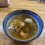 支那そば なかじま - つけ汁醤油