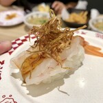 スシロー - マーラー風味赤エビ揚げネギ和え180円