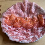 ガストロノミア冨屋 - ハム盛り合わせ(2種)+カラブレーゼ