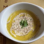 ガストロノミア冨屋 - 新玉ねぎの冷たいスープ