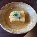 萩乃屋 - 揚物（胡麻豆腐の揚げ出し豆腐）