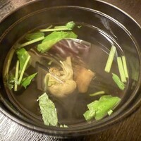 日本橋いづもや - 肝吸いの肝は鮮度が高く、食感も良い