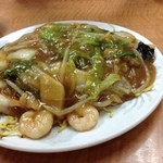 東香楼 - 餡かけ焼きそば