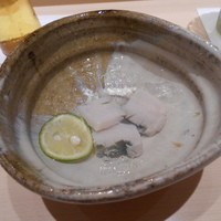 鮨 さいとう - 千葉県産の鮑（あわび）をすだちで