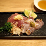 季節のおばんざい ゆるり酒 あけび - 旬の魚のお刺身