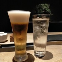中目黒いぐち 麻布十番店 - サントリーザプレミアムモルツ神泡生ビールと知多ハイボール