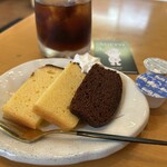 NOPPO CAFE - サービスのパウンドケーキが嬉しい。
