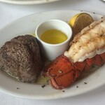 Ruth's Chris Steak House - 牛ヒレ肉とロブスターテール