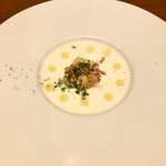 フタツボシ - ◯新玉ねぎの冷製スープ