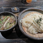 山元麺蔵 - 牛のホルモンのつけ麺