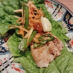 焼肉 さんすい苑 - サムギョプサル（完成形）