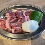 炭火焼肉 ときん - 生ラム2人前です。美味しい生ラム❤️