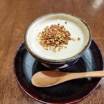 そば屋この花 - そば茶プリン