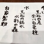 そば屋この花 - 説明