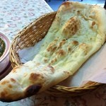 ディープジョティ - ほうれん草マトンカレーセット￥900　ナン（ハーフナン追加+￥100）