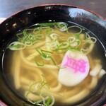 資さんうどん - ミニうどんアップです。