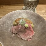 祇園 にし - 肉もいいが、お茄子がいい（でも熱い！）