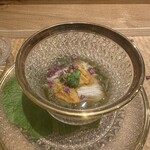 祇園 にし - 山芋をソーメン風に（普通のソーメンより細い！）