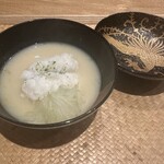祇園 にし - ハモを白味噌仕立てで