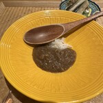 祇園 にし - お腹いっぱいのため一口だけいただきました