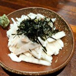 刺身処 土竜 - 長芋の千切り