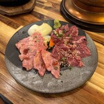 炭火焼肉みや - 250404和牛ハラミ2838円+三角バラ2288円